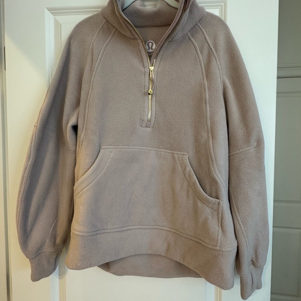 Lululemon Beige Fleece Pullover